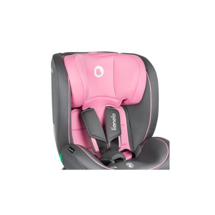 Lionelo - Autokrēsliņš BASTIAAN i-Izmērs 40-150 cm pelēka/rozā