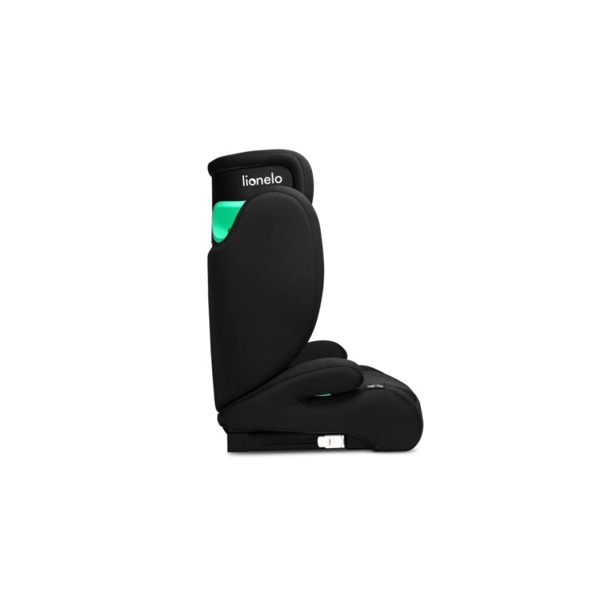 Lionelo - Autokrēsliņš HUGO i-Izmērs 100-150 cm melna