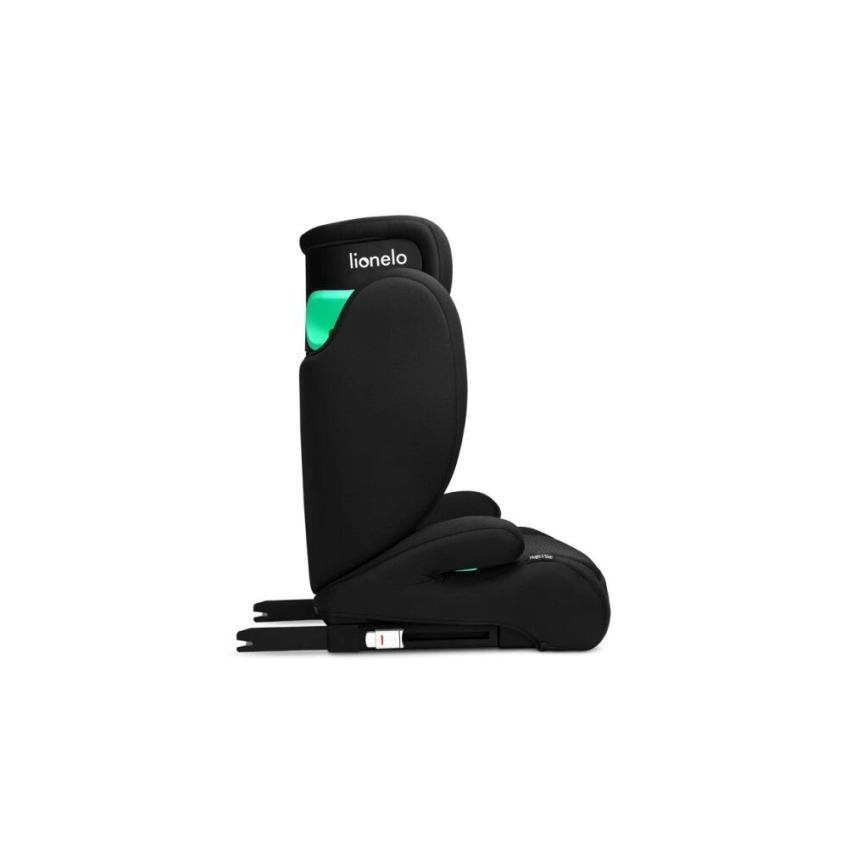 Lionelo - Autokrēsliņš HUGO i-Izmērs 100-150 cm melna