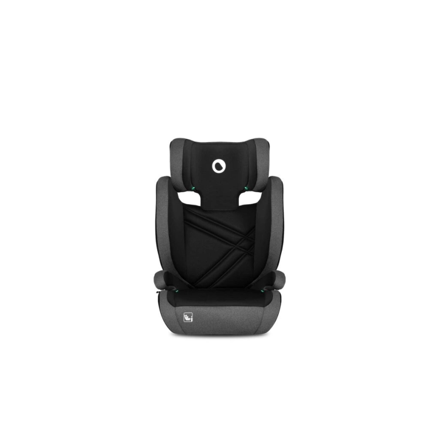 Lionelo - Autokrēsliņš HUGO i-Izmērs 100-150 cm melna/pelēka
