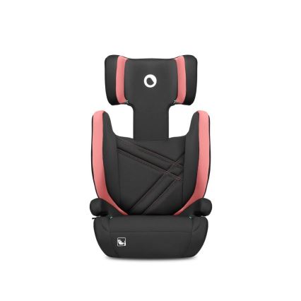 Lionelo - Autokrēsliņš HUGO i-Izmērs 100-150 cm melna/rozā