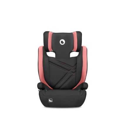 Lionelo - Autokrēsliņš HUGO i-Izmērs 100-150 cm melna/rozā