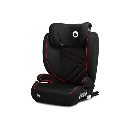 Lionelo - Autokrēsliņš HUGO i-Izmērs 100-150 cm melna/sarkana