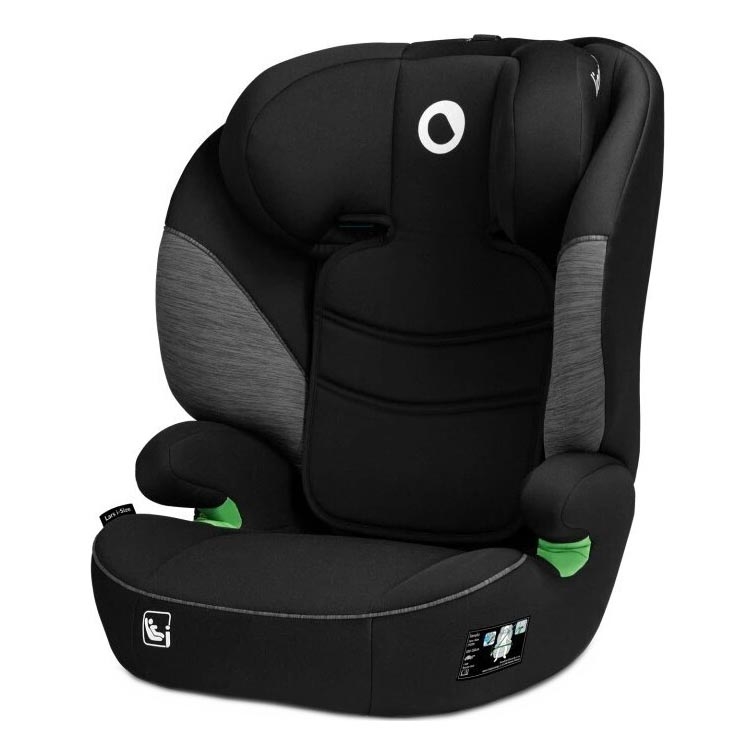 Lionelo - Autokrēsliņš LARS i-Izmērs 100-150 cm melna