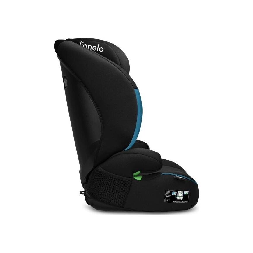 Lionelo - Autokrēsliņš LARS i-Izmērs 100-150 cm melna/zila