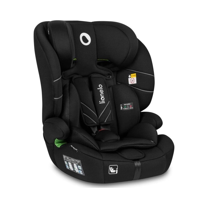 Lionelo - Autokrēsliņš LEVI ONE i-Izmērs 76-150 cm melna