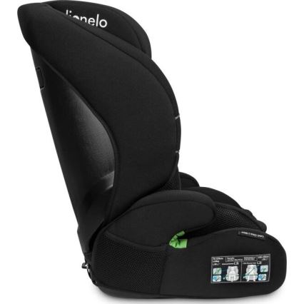 Lionelo - Autokrēsliņš LEVI ONE i-Izmērs 76-150 cm melna