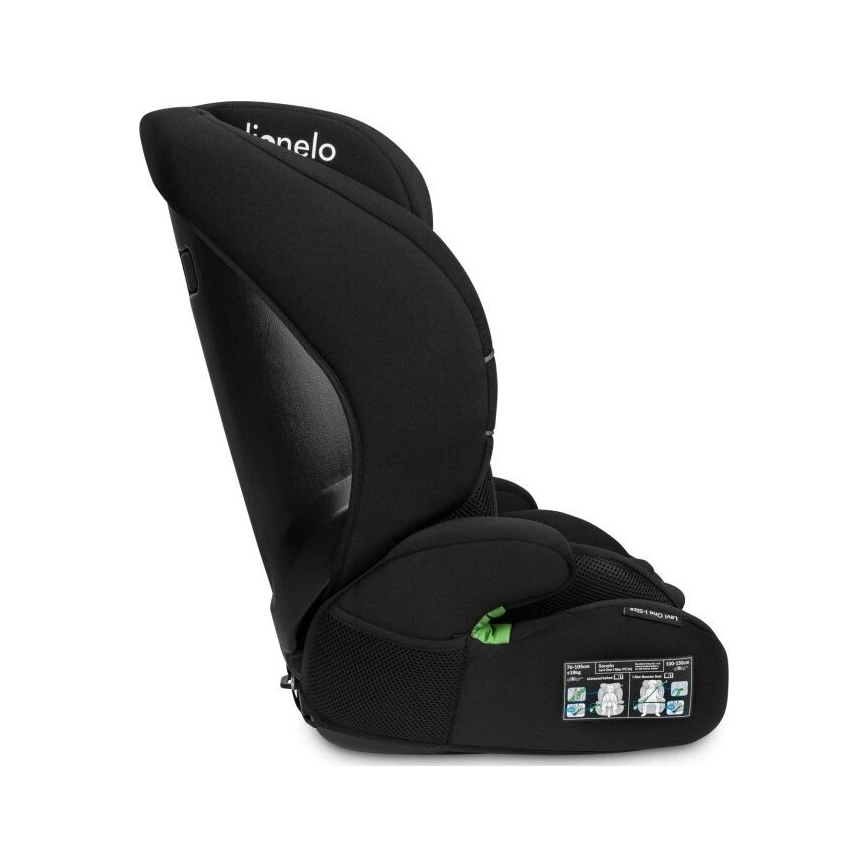 Lionelo - Autokrēsliņš LEVI ONE i-Izmērs 76-150 cm melna