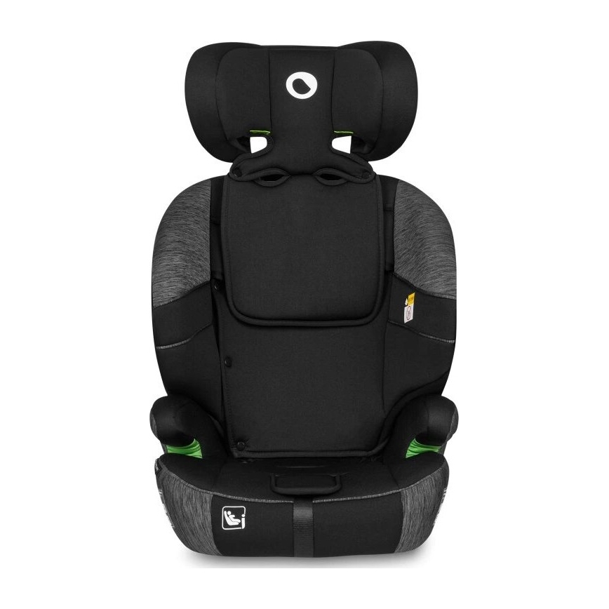 Lionelo - Autokrēsliņš LEVI ONE i-Izmērs 76-150 cm melna/pelēka