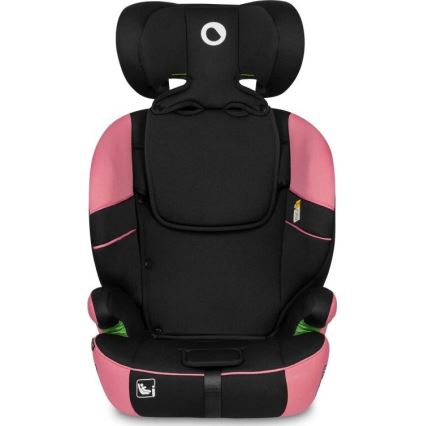 Lionelo - Autokrēsliņš LEVI ONE i-Izmērs 76-150 cm melna/rozā