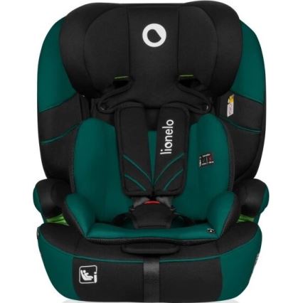 Lionelo - Autokrēsliņš LEVI ONE i-Izmērs 76-150 cm melna/zaļa