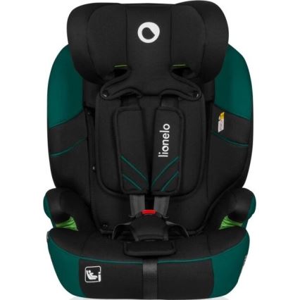 Lionelo - Autokrēsliņš LEVI ONE i-Izmērs 76-150 cm melna/zaļa