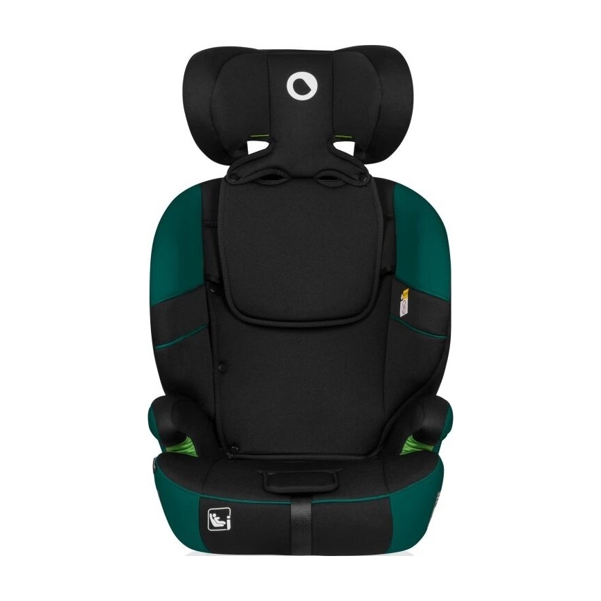 Lionelo - Autokrēsliņš LEVI ONE i-Izmērs 76-150 cm melna/zaļa