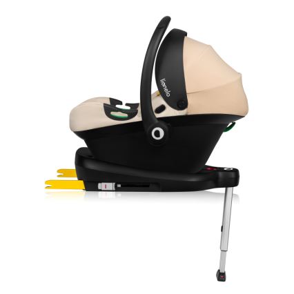 Lionelo - Autokrēsls ar bāzi ASTRID SET i-Size 40-87 cm smilšu bēšs