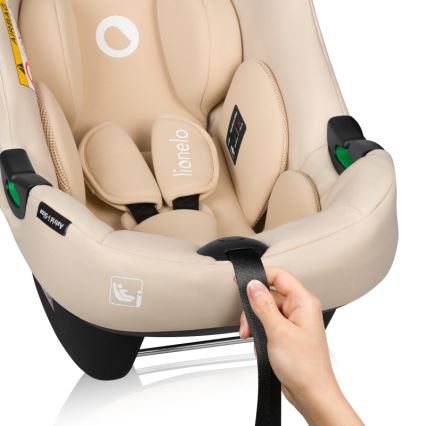 Lionelo - Autokrēsls ar bāzi ASTRID SET i-Size 40-87 cm smilšu bēšs