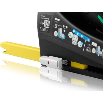 Lionelo - Auto sēdeklis ar bāzi, pagriežams NAVY i-Size 40-150 cm melns/tirkīza