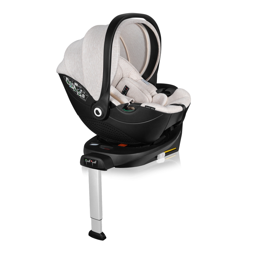 Lionelo - Autokrēsls ar rotējošu bāzi MOXIE SET i-Size 40-87 cm smilškrāsas