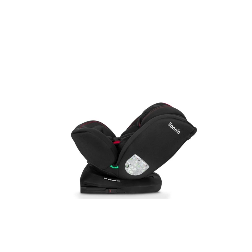 Lionelo - Autokrēsls BASTIAAN i-Size 40-150 cm melns/sarkans
