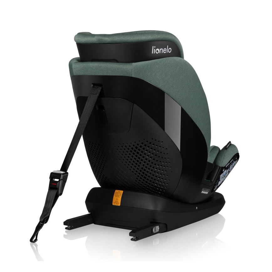 Lionelo - Pagriežams bērnu autosēdeklis ar bāzi LAVENDER i-Size 76-150 cm, pistāciju zaļš