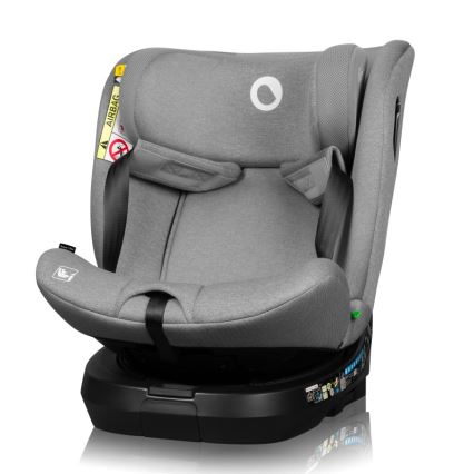 Lionelo - autosēdeklis ar pagriežamu bāzi BRAVE i-Size 40-150 cm, akmens pelēks