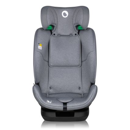Lionelo - Autosēdeklis ar pagriežamu bāzi LAVENDER i-Size 76-150 cm Akmens pelēks