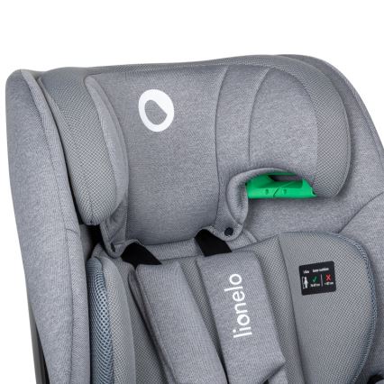 Lionelo - Autosēdeklis ar pagriežamu bāzi LAVENDER i-Size 76-150 cm Akmens pelēks
