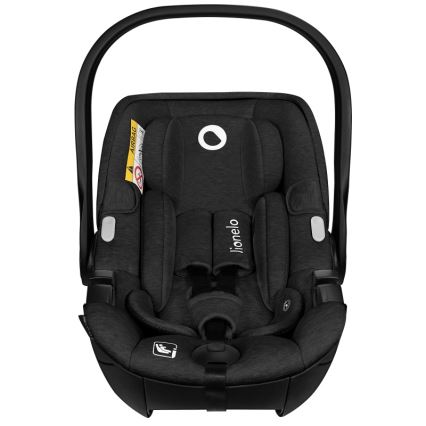 Lionelo - Autosēdeklis MOXIE i-Size 40-87 cm Melnais Onikss