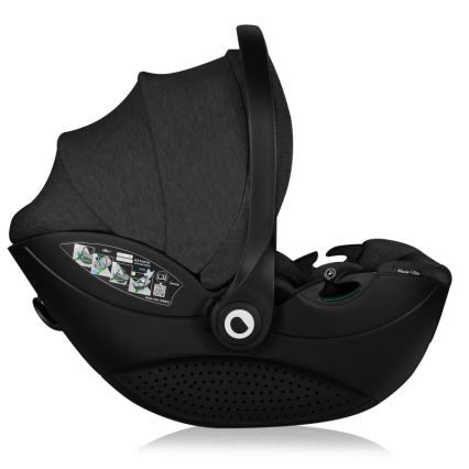Lionelo - Autosēdeklis MOXIE i-Size 40-87 cm Melnais Onikss