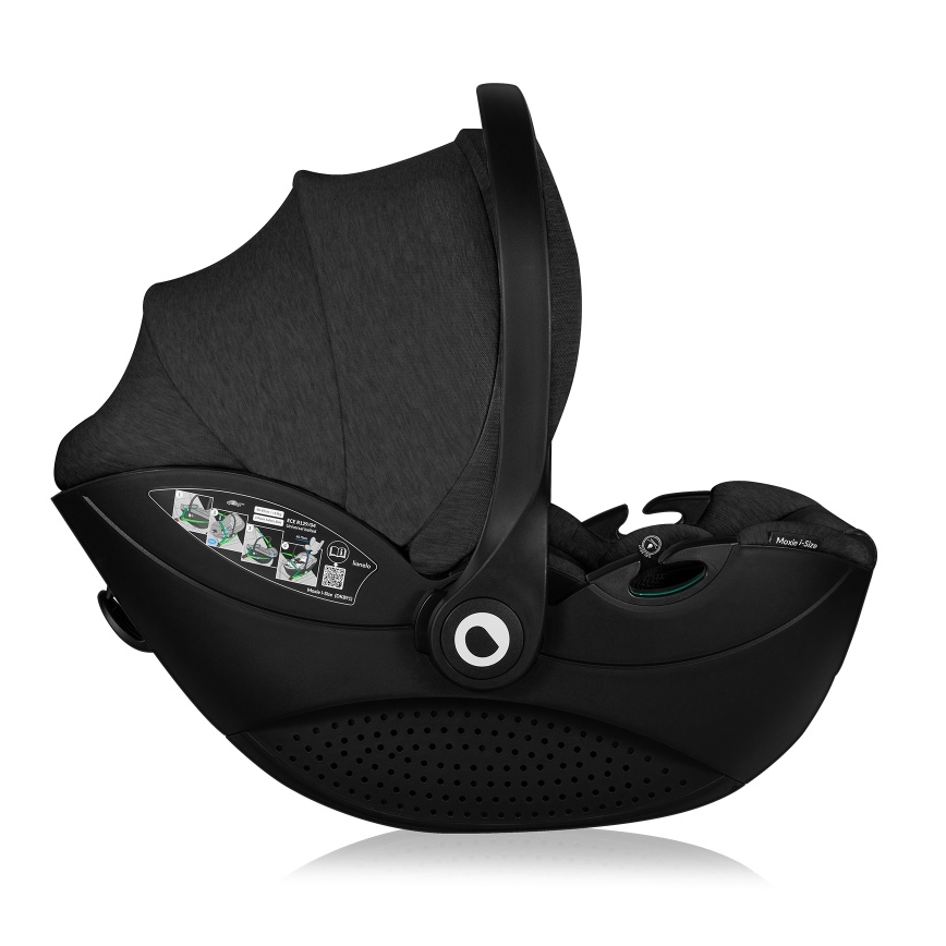 Lionelo - Autosēdeklis MOXIE i-Size 40-87 cm Melnais Onikss