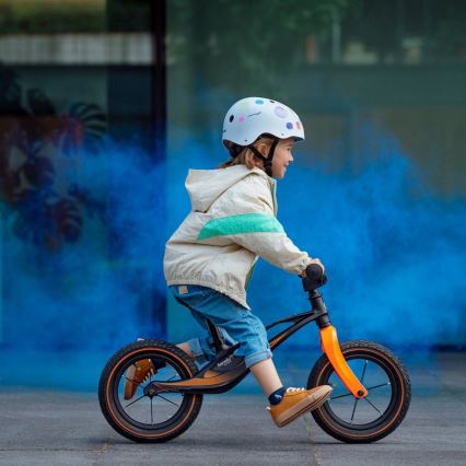 Lionelo - Balansa velosipēds BART AIR melns/oranžs