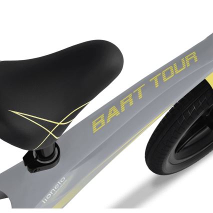 Lionelo - balansa velosipēds BART TOUR pelēks/dzeltens