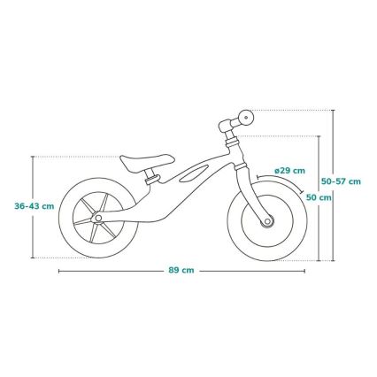 Lionelo - balansa velosipēds BART TOUR pelēks/dzeltens