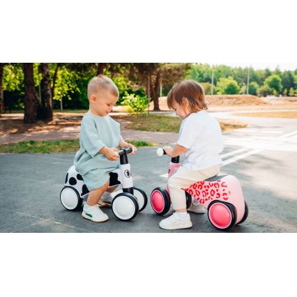 Lionelo - Balansa velosipēds SAMMY melns/balts