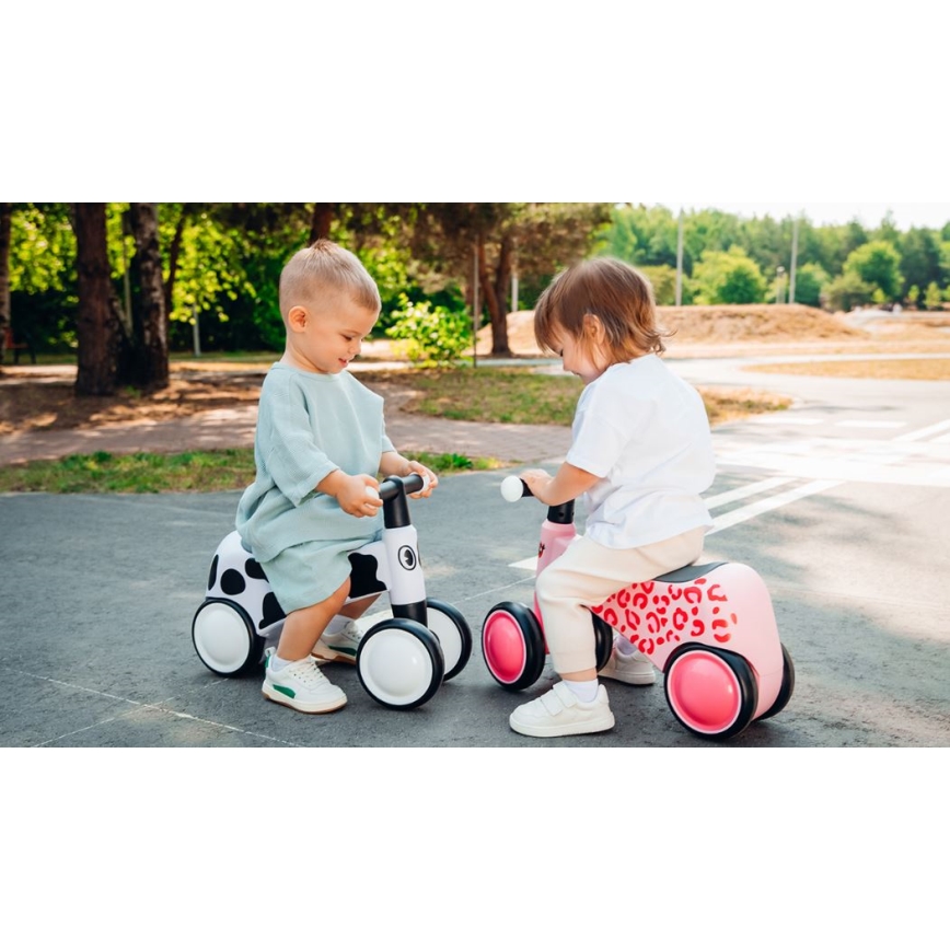 Lionelo - Balansa velosipēds SAMMY melns/balts