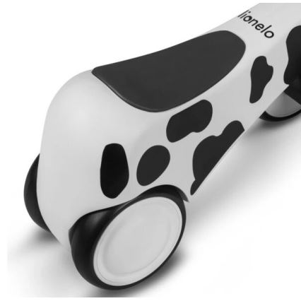 Lionelo - Balansa velosipēds SAMMY melns/balts