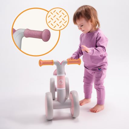 Lionelo - balansriteņš VILLY Pink Rose