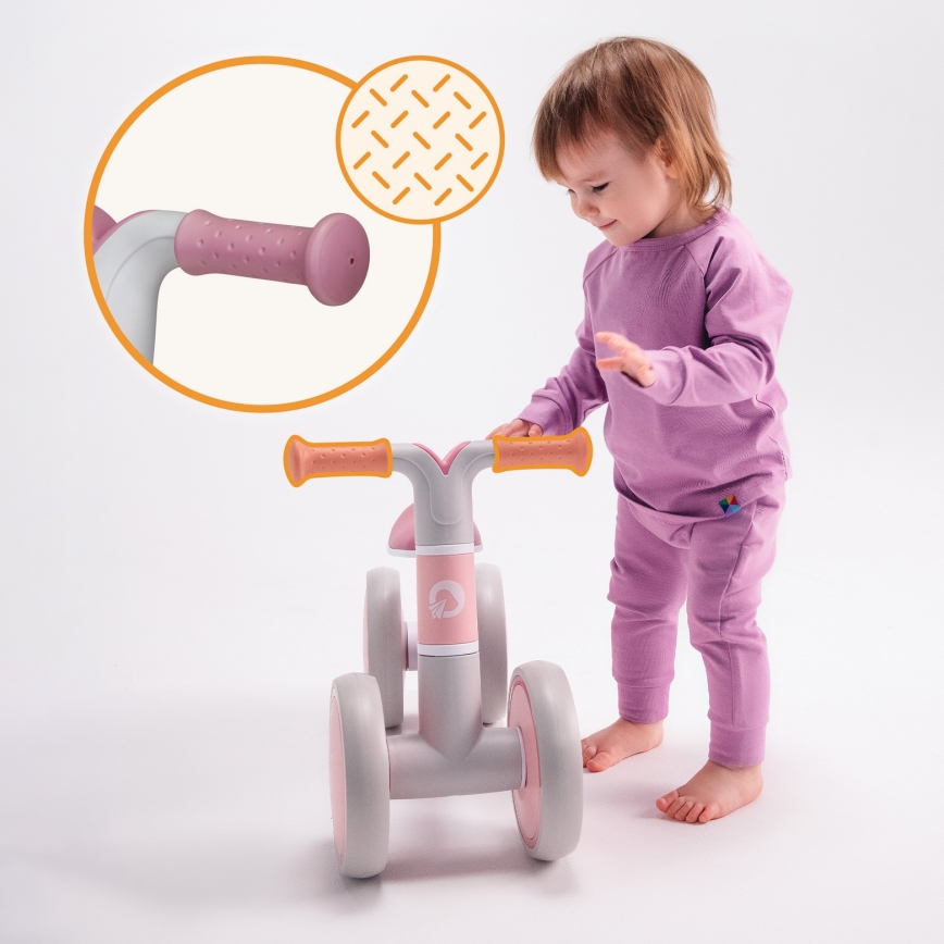 Lionelo - balansriteņš VILLY Pink Rose