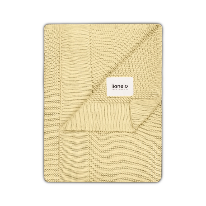 Lionelo - Bambusa sega BAMBOO BLANKET 75x100 cm citronu dzeltenā