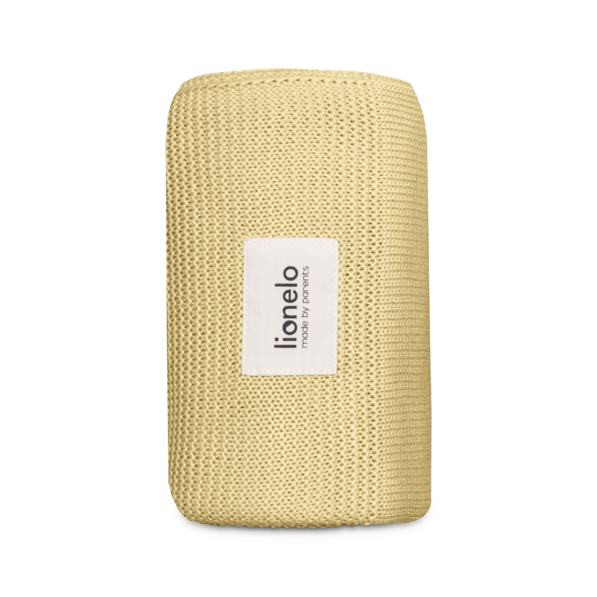 Lionelo - Bambusa sega BAMBOO BLANKET 75x100 cm citronu dzeltenā