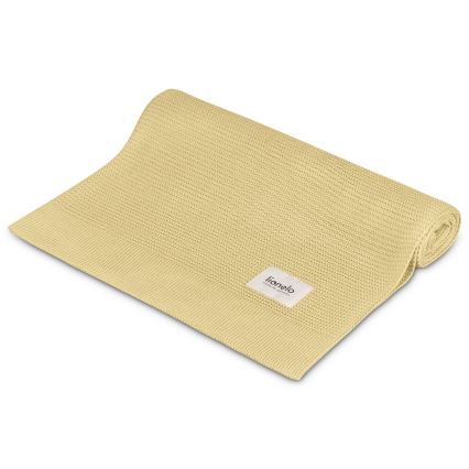Lionelo - Bambusa sega BAMBOO BLANKET 75x100 cm citronu dzeltenā