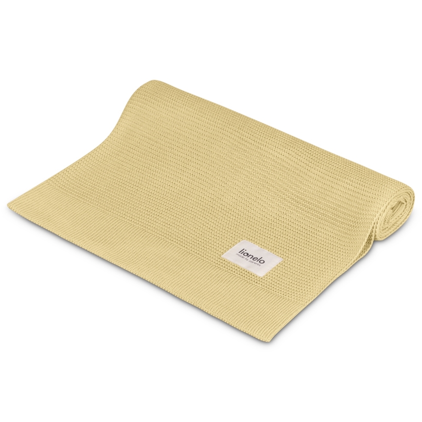 Lionelo - Bambusa sega BAMBOO BLANKET 75x100 cm citronu dzeltenā