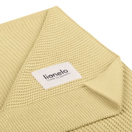 Lionelo - Bambusa sega BAMBOO BLANKET 75x100 cm citronu dzeltenā