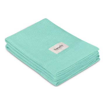 Lionelo - bambusa sega BAMBOO BLANKET 75x100 cm piparmētru zaļa