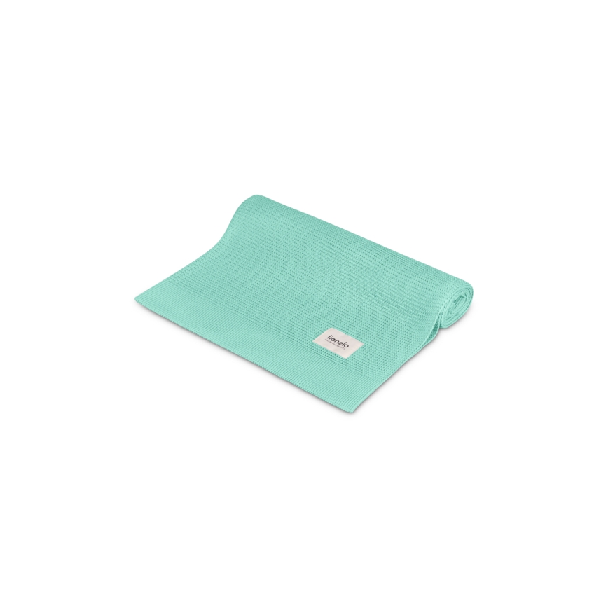 Lionelo - bambusa sega BAMBOO BLANKET 75x100 cm piparmētru zaļa