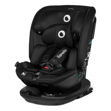 Lionelo BASTIAAN i-Size bērnu autosēdeklis ar pagriežamu bāzi, 40-150 cm, Black Carbon
