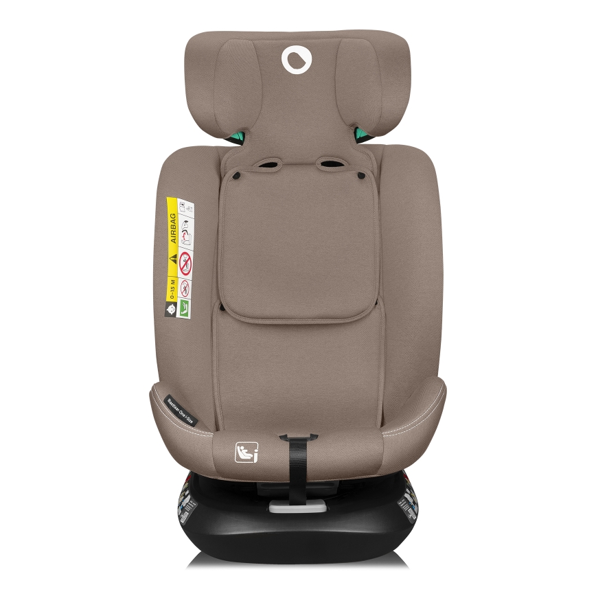 Lionelo - Bērnu autosēdeklis ar rotējošu bāzi BASTIAAN ONE i-Size 40-150 cm smilškrāsas