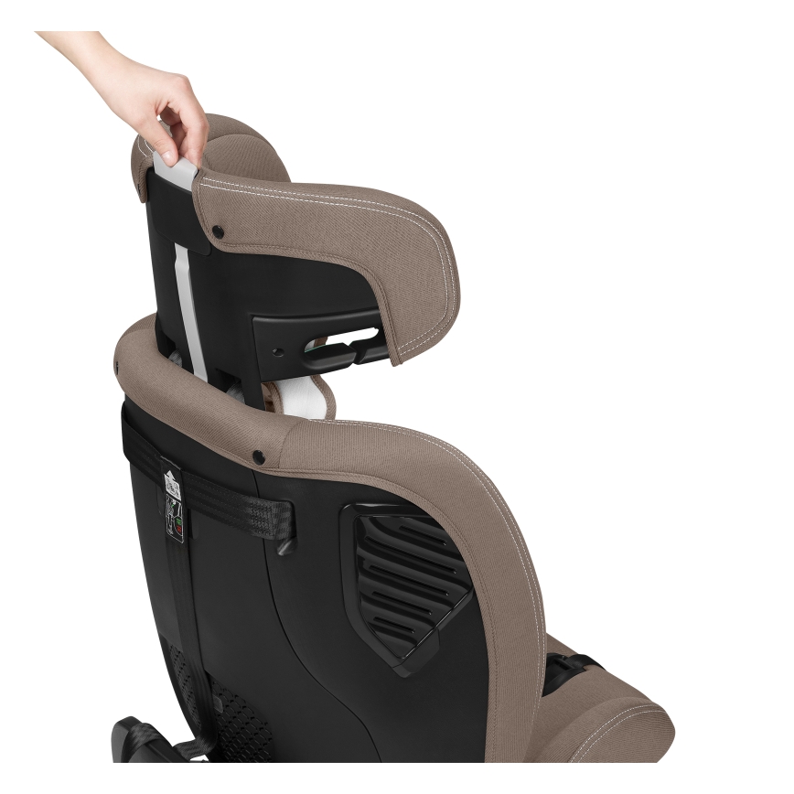 Lionelo - Bērnu autosēdeklis ar rotējošu bāzi BASTIAAN ONE i-Size 40-150 cm smilškrāsas