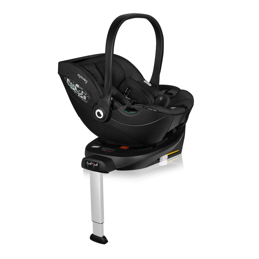 Lionelo - Bāze bērnu autosēdeklim MOXIE SET i-Size, melna