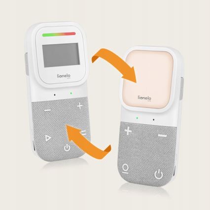 Lionelo - Bērnu audio monitors ar bezvadu uzlādi BABYLINE 2.3 5V