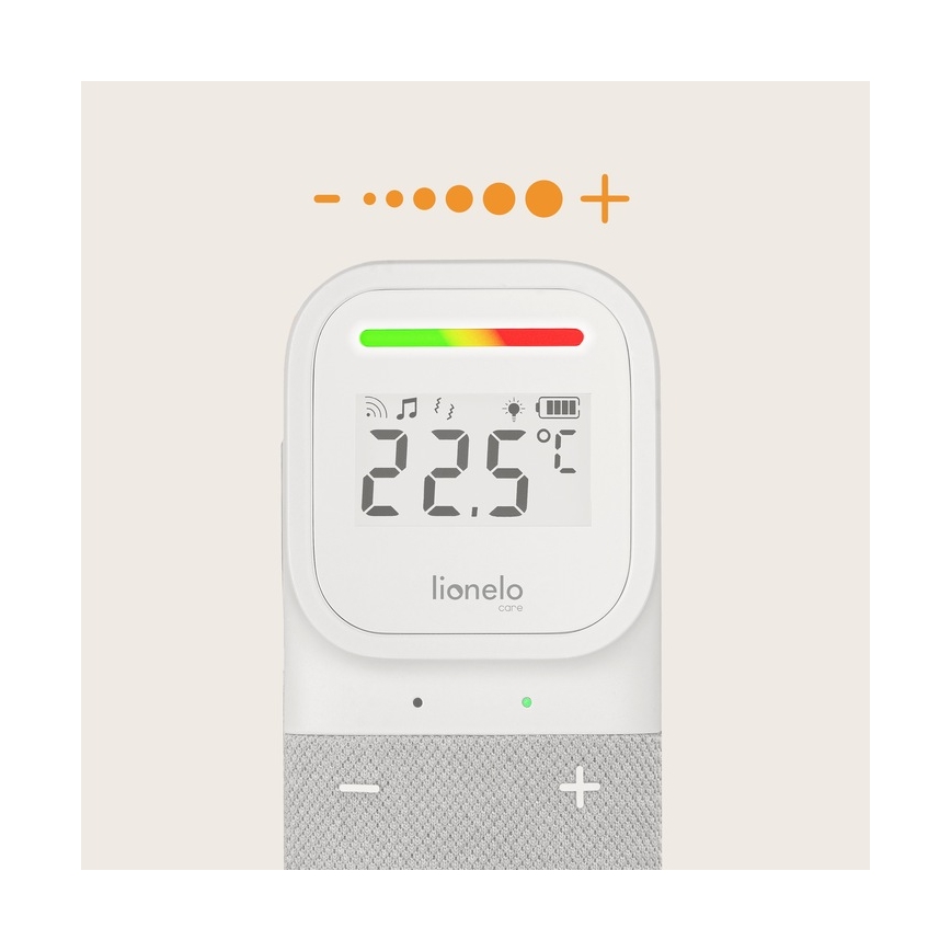 Lionelo - Bērnu audio monitors ar bezvadu uzlādi BABYLINE 2.3 5V